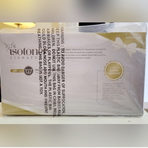 Women's Plaid Hoodback Clog Slippers Isotoner's ✨️size MED Red White and Blue - Picture 5 of 8